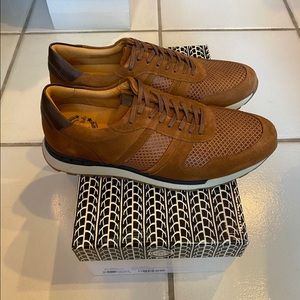 Driver Club USA Men’s 8. Cognac Suede. Luxury sneaker. Handcrafted in Brazil.